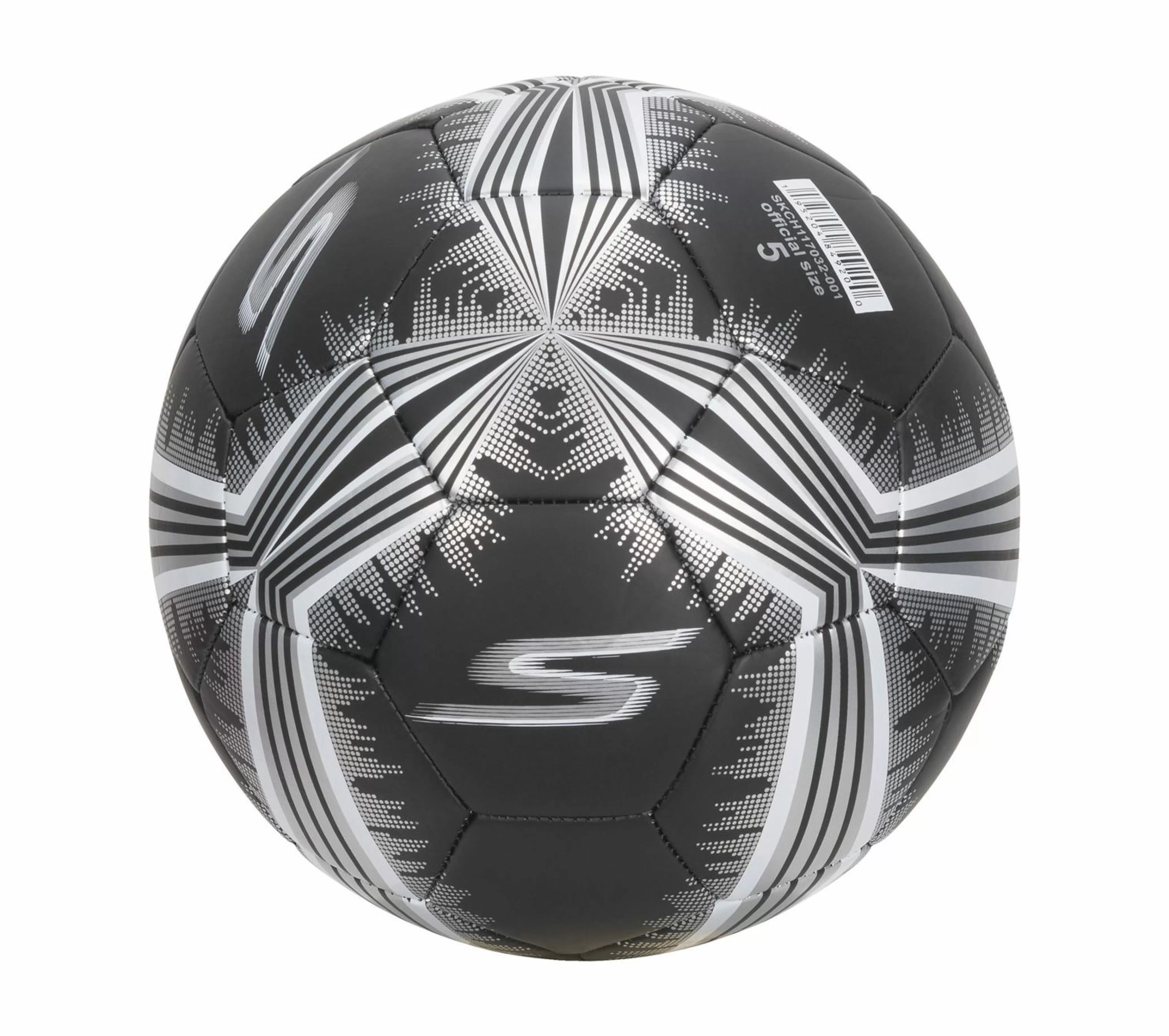 Hex Metallic Mini Stripe Size 5 Soccer Ball*SKECHERS New