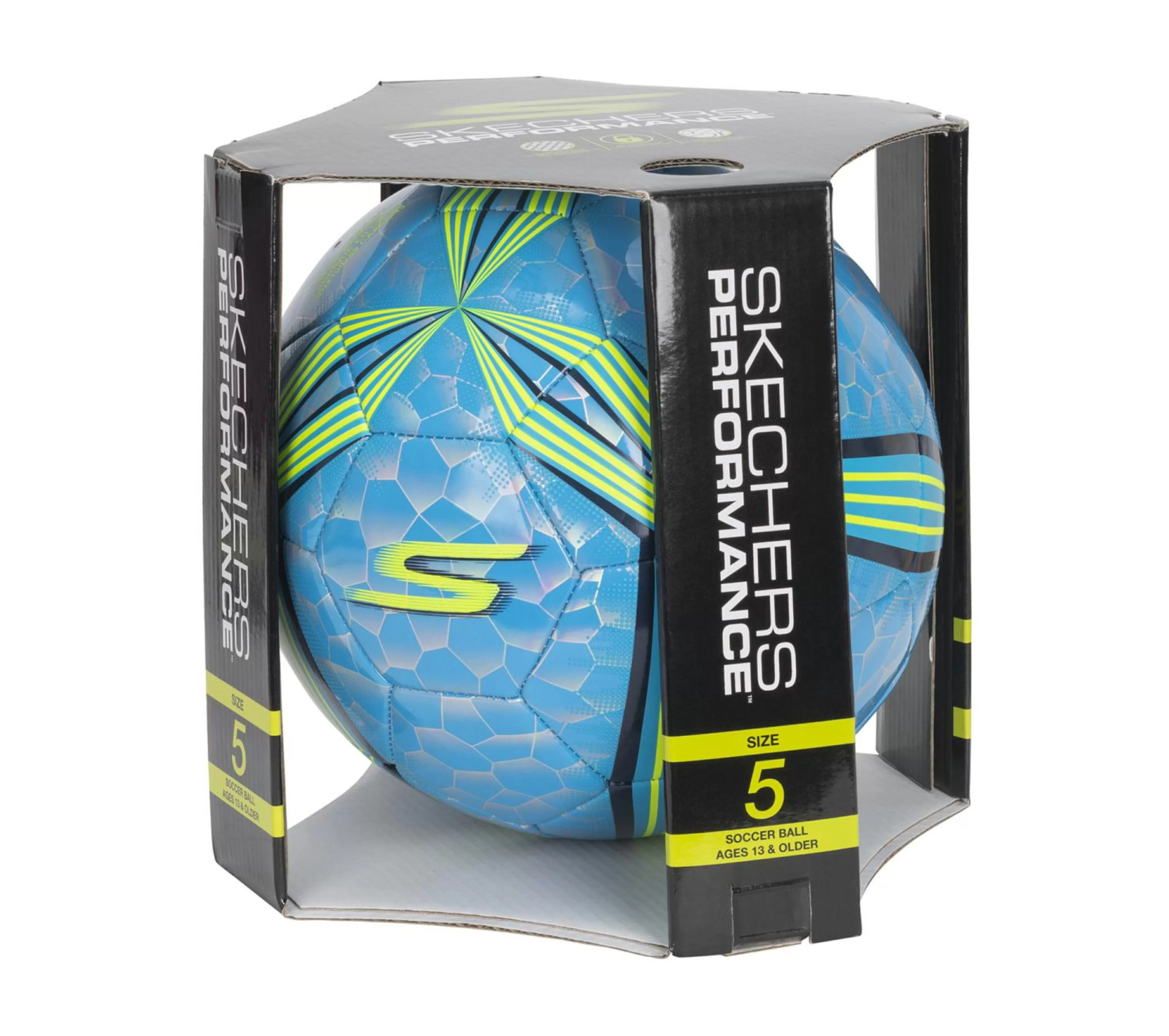 Hex Multi Mini Stripe Size 5 Soccer Ball*SKECHERS Hot